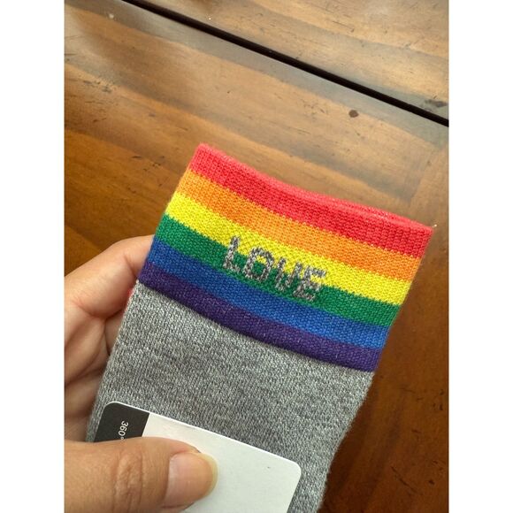 Lululemon Daily stripe Mid crew Sock Large - Picture 3 of 3